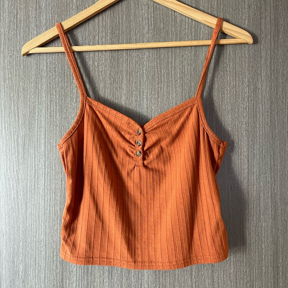 Topshop Women’s Ribbed Crop Tank